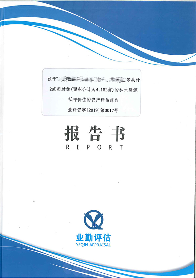 林木資源抵押價(jià)值資產(chǎn)評(píng)估